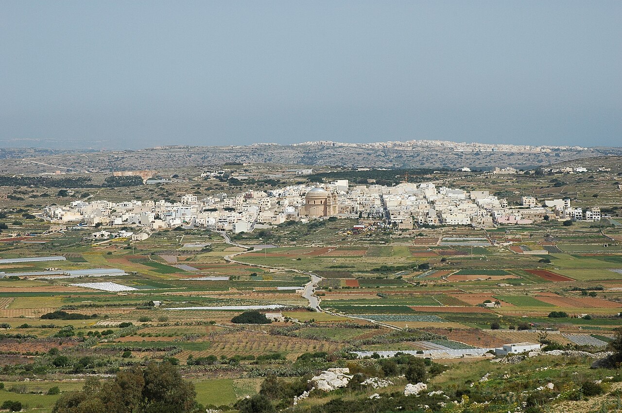 Mġarr village in Malta