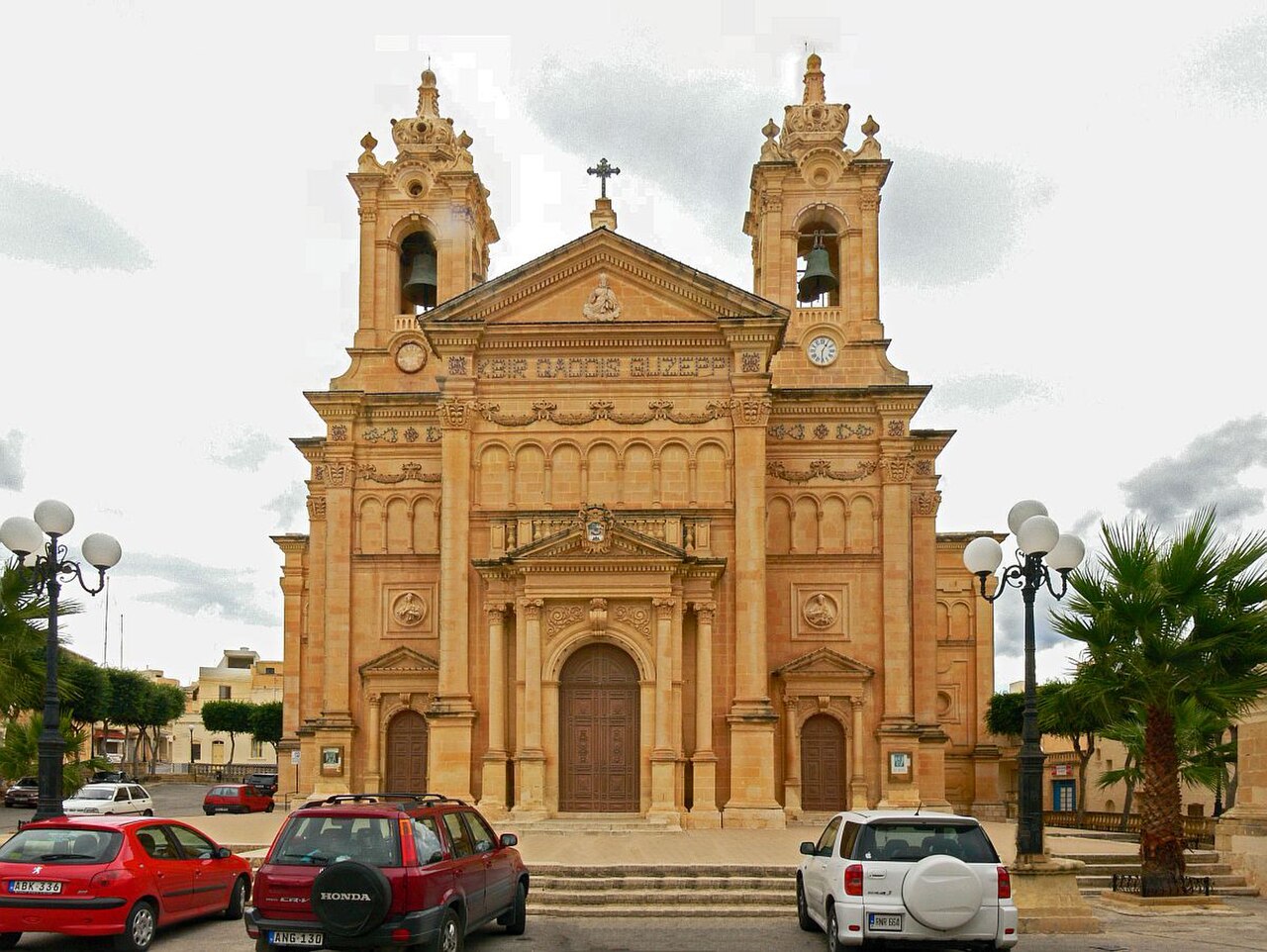 The parish church in Qala, Gozo