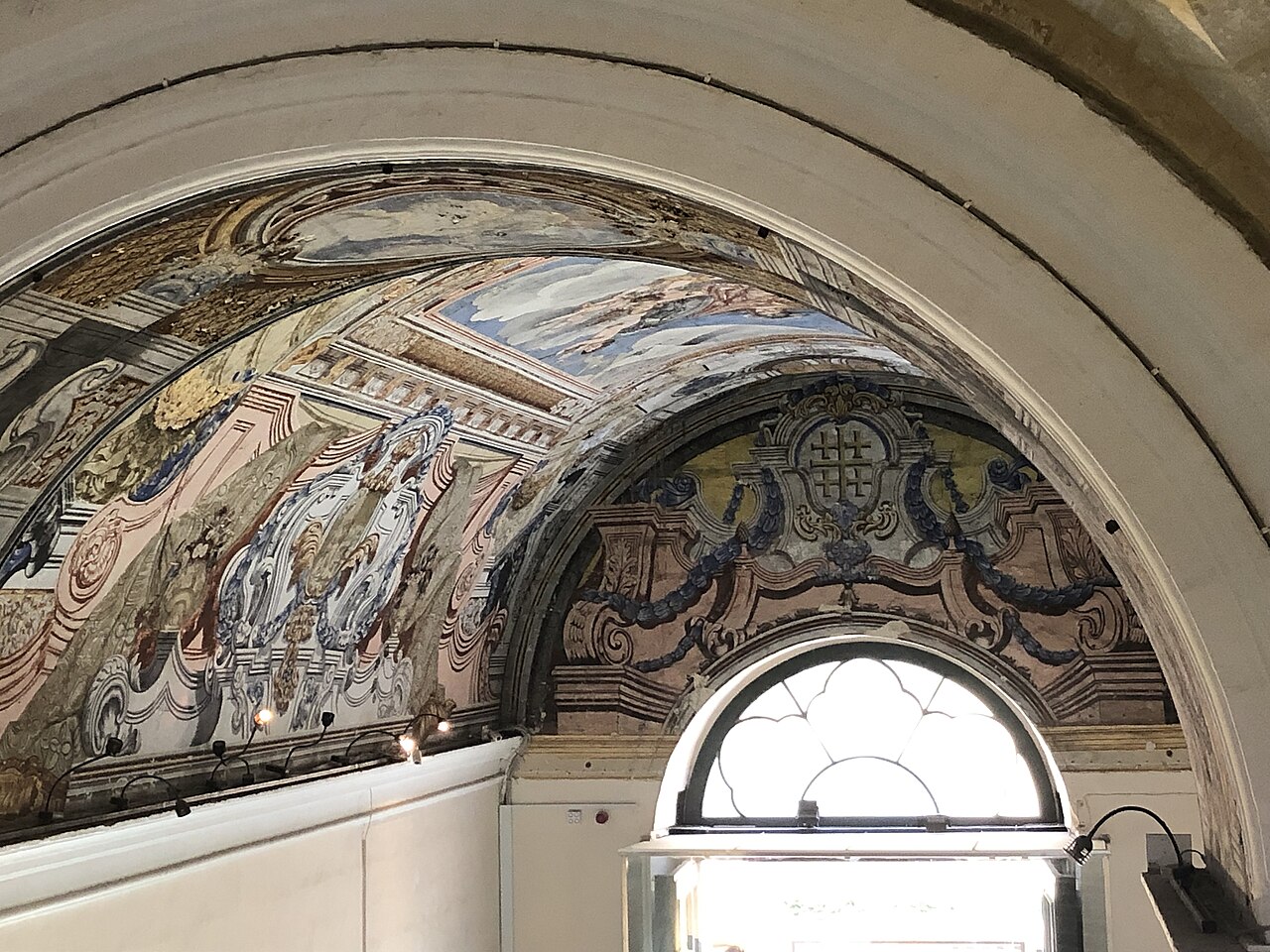 The entrance vault of the National Museum of Archaeology in Valletta