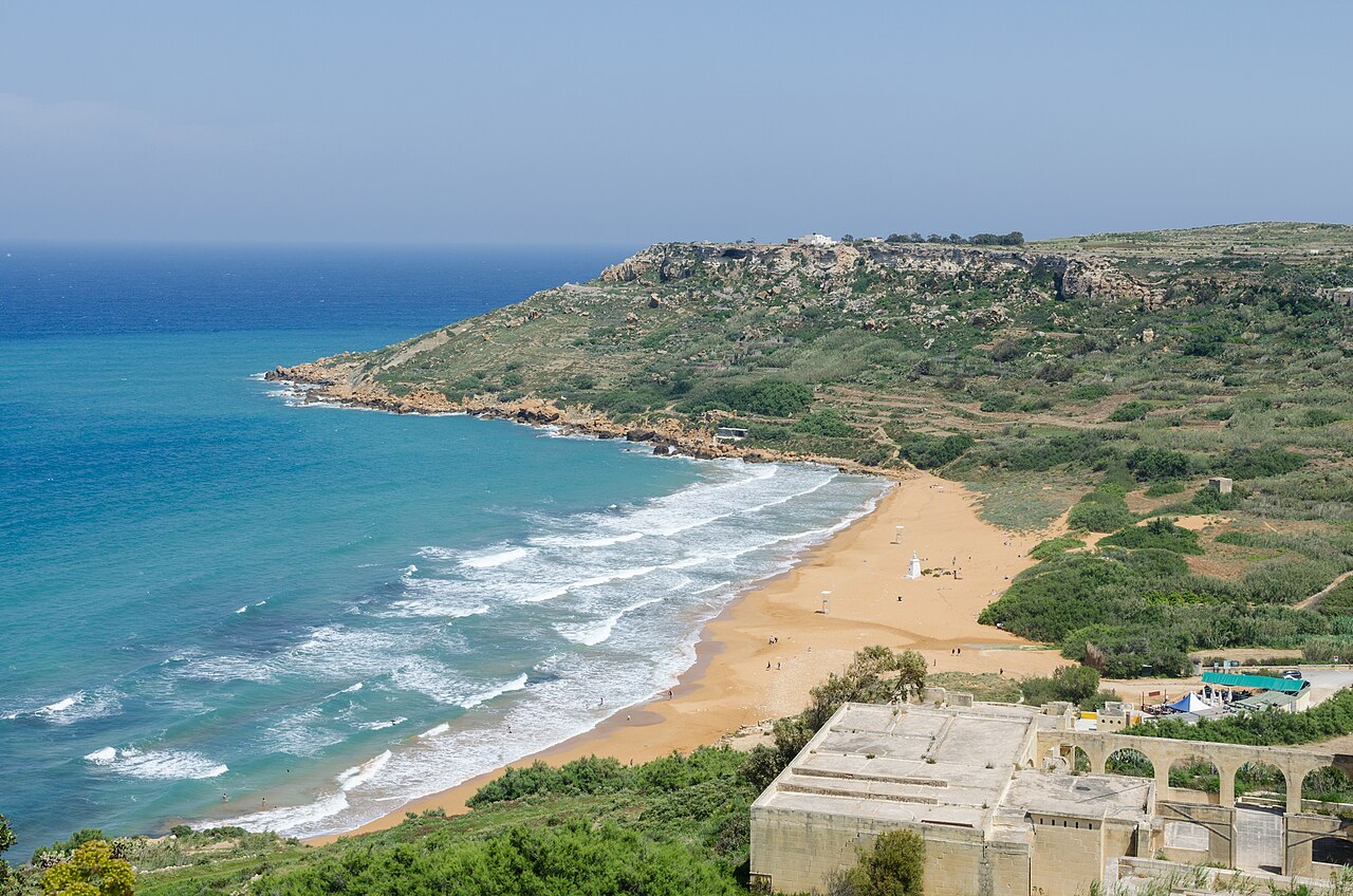 Ramla Bay on Gozo