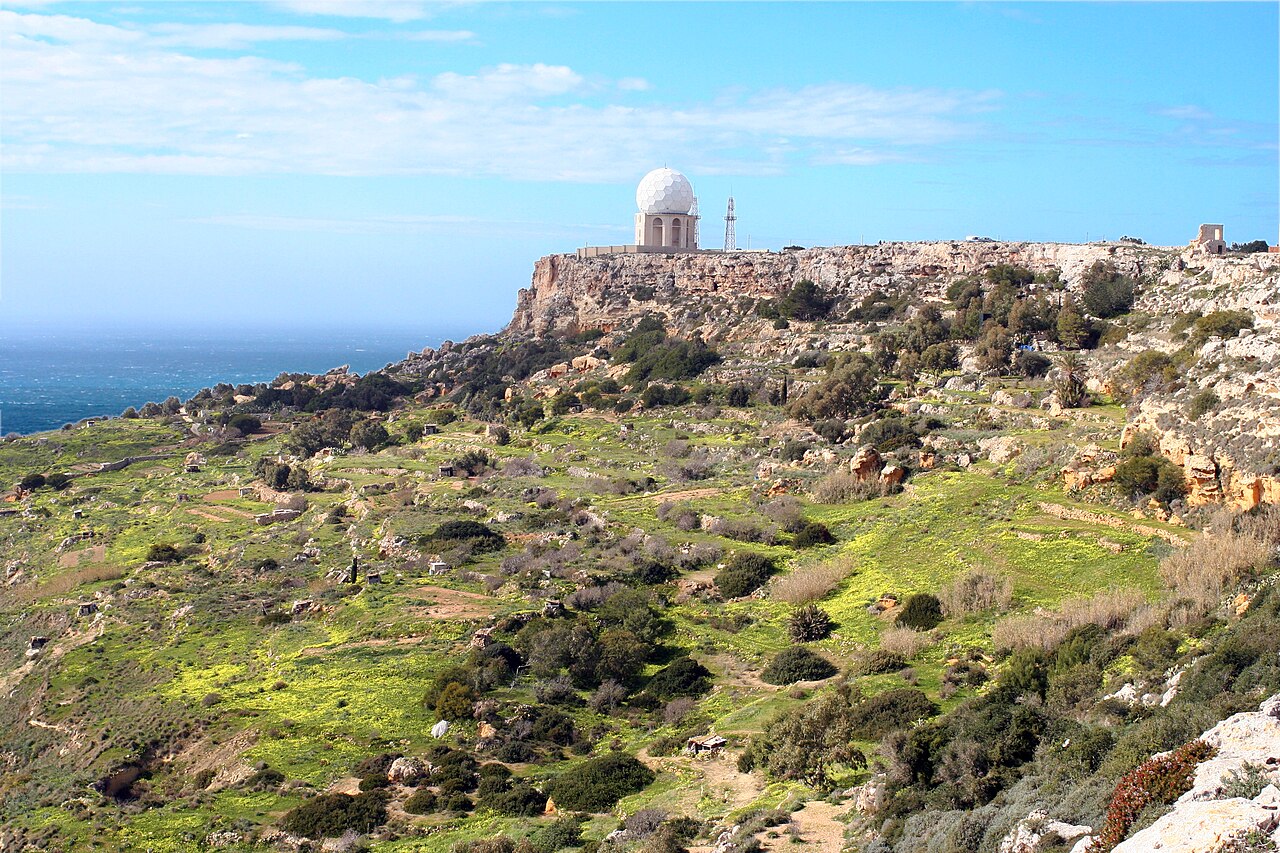 A coastal walking landscape in Malta